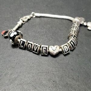 I love Disney charm bracelet